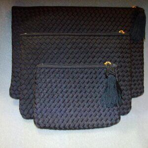 Americana 3pc Woven Travel Set- Cosmetics/toiletries/etc
